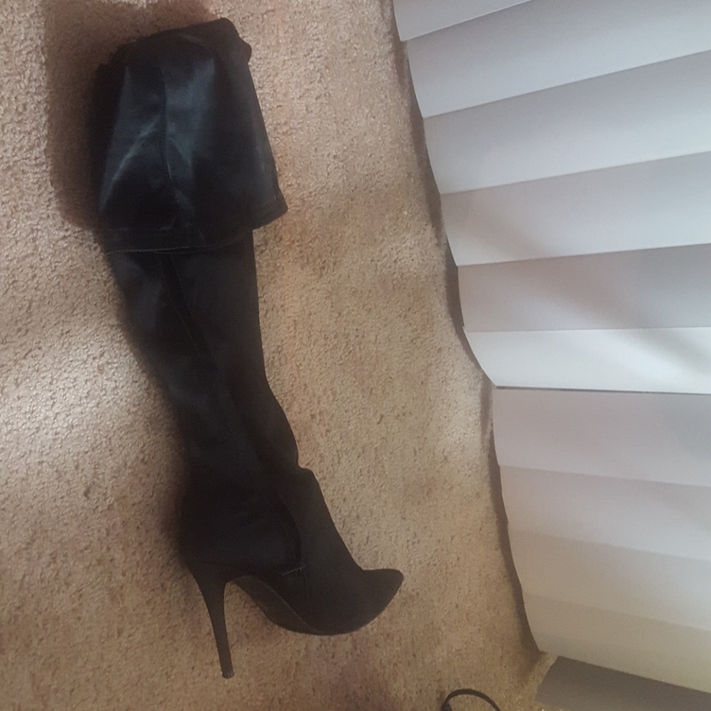 thigh high heel boots